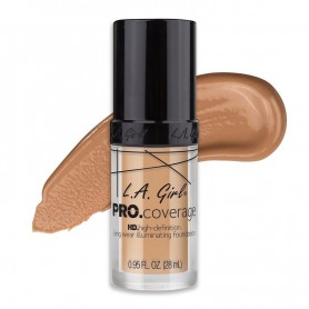 L.A. Girl Pro Coverage Illuminating Foundation- Natural