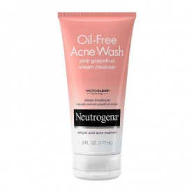 Neutrogena Oil Free Acne Wash Pink Grapefruit Cream Cleanser
