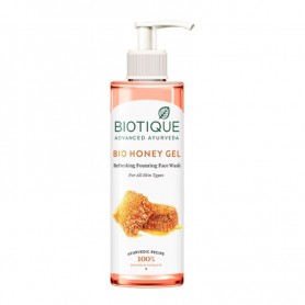 Biotique Bio Honey Gel Refreshing Foaming Face Cleanser for All Skin Types (200ML)