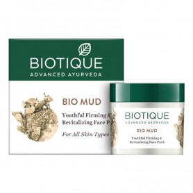 BIOTIQUE BIO MUD YOUTHFUL FIRMING & REVITALIZING FACE PACK FOR ALL SKIN TYPES (75GM)