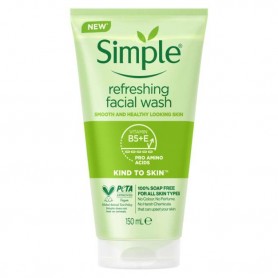 Simple Kind to Skin Refreshing Facial Gel Wash (150ml)
